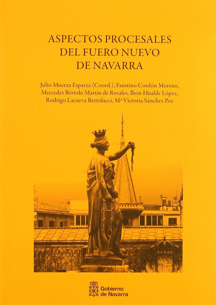 Aspectos procesales del Fuero Nuevo de Navarra, de Cordón Moreno | portada del libro