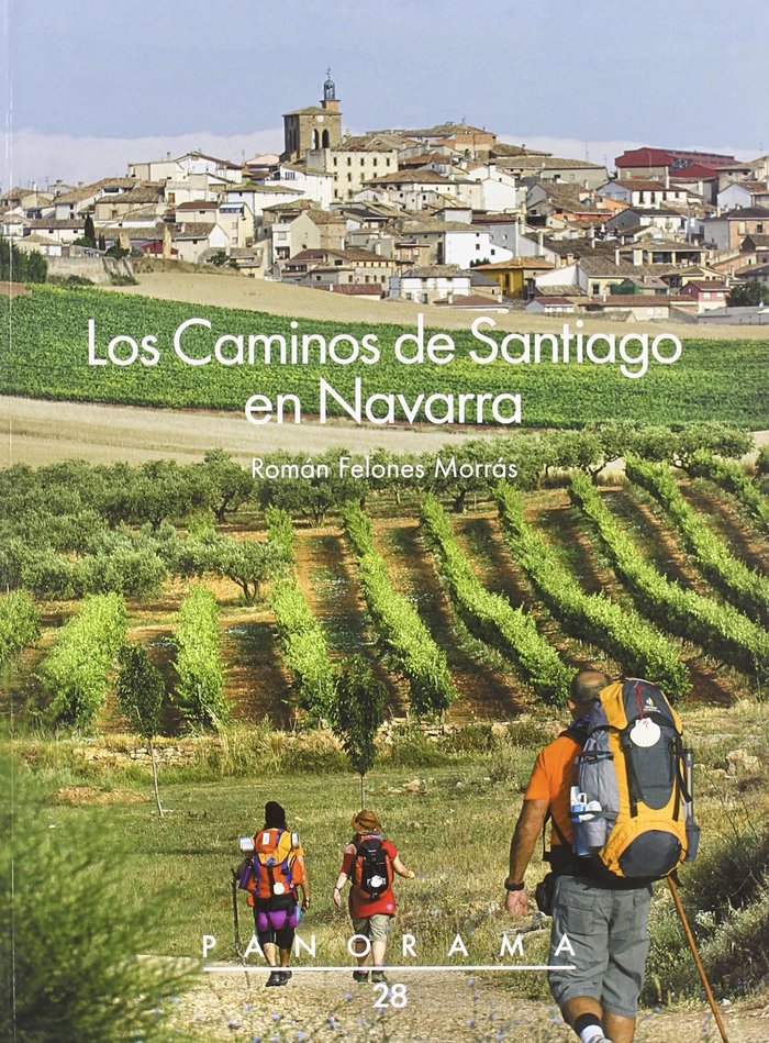 Los Caminos de Santiago en Navarra, de Felones Morrás | portada del libro