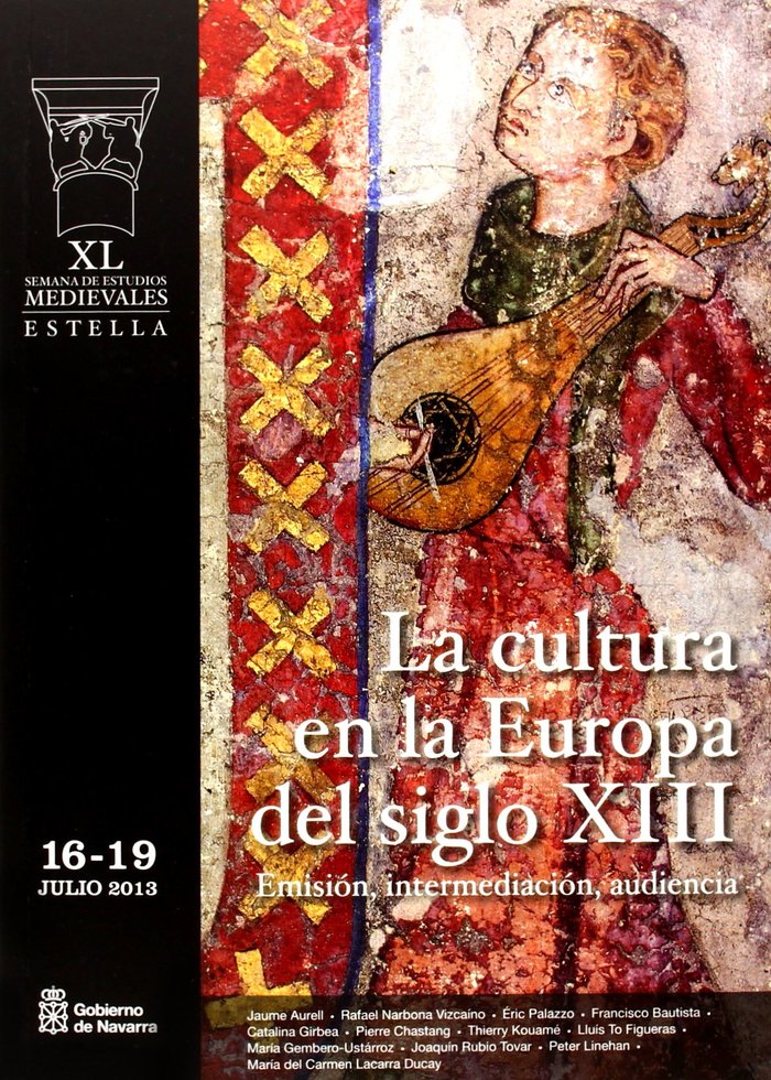 La cultura en la Europa del siglo XIII. Emisión, intermediación, audiencia, de Varios autores | portada del libro