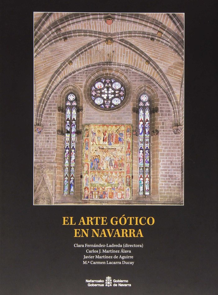 El arte gótico en Navarra, de Martínez de Aguirre Aldaz | portada del libro