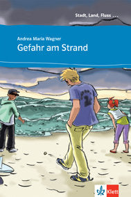 GEFAHR AM STRAND (ALEMAN), de ERNST KLETT SPRACHEN | portada del libro