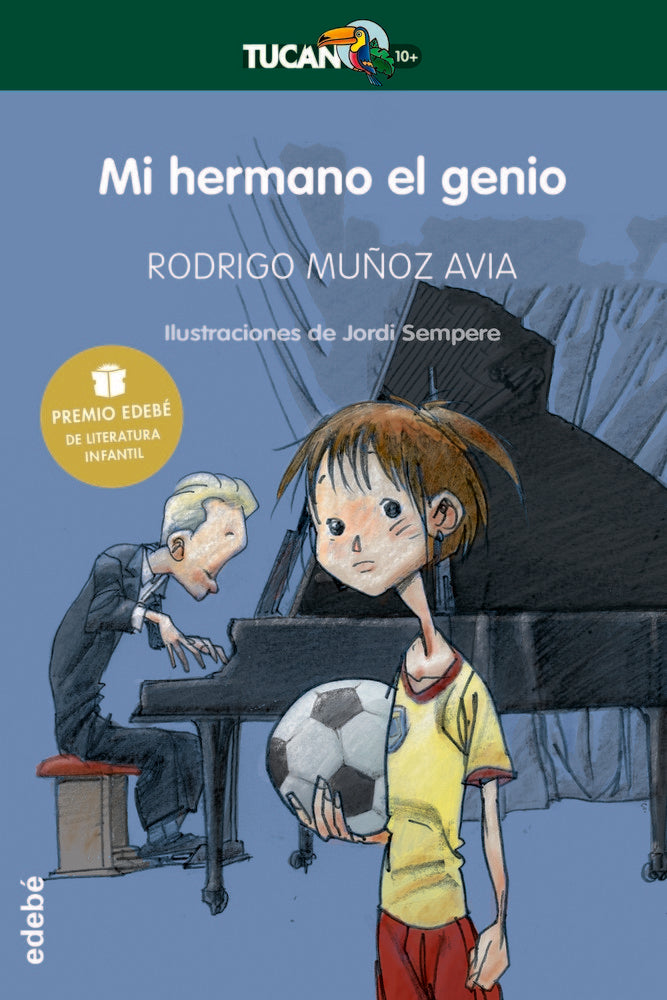 MI HERMANO EL GENIO (PREMIO EDEBÉ DE LIT. INFANTIL), de Muñoz Avia, Rodrigo | portada del libro