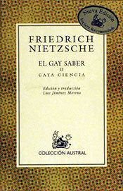 El gay saber, de Nietzsche | portada del libro
