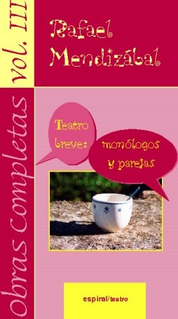 Obras completas, vol. III, de Mendizábal | portada del libro
