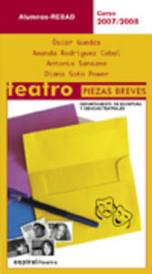 Teatro. Piezas breves 2007-2008, de Guedas Andrés | portada del libro