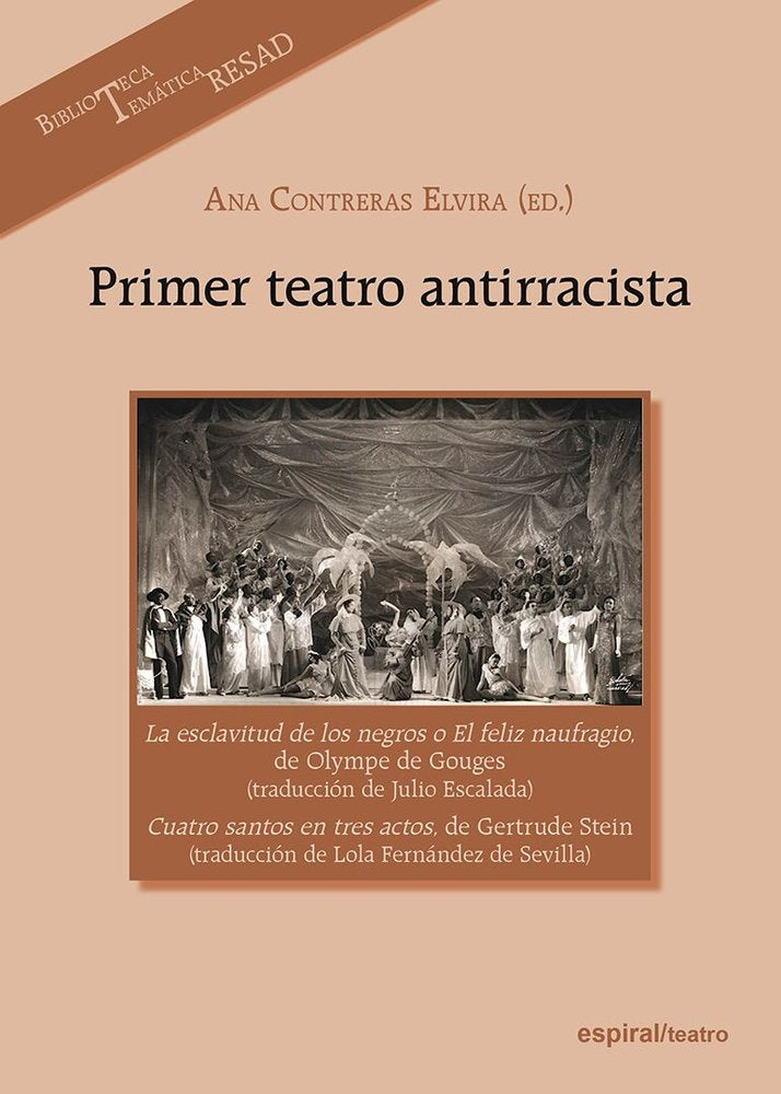 PRIMER TEATRO ANTIRRACISTA, de DE GOUGES, OLYMPE | portada del libro