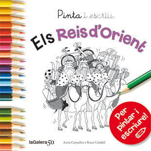 Pinta i escriu Els Reis d'Orient, de Canyelles, Anna | portada del libro
