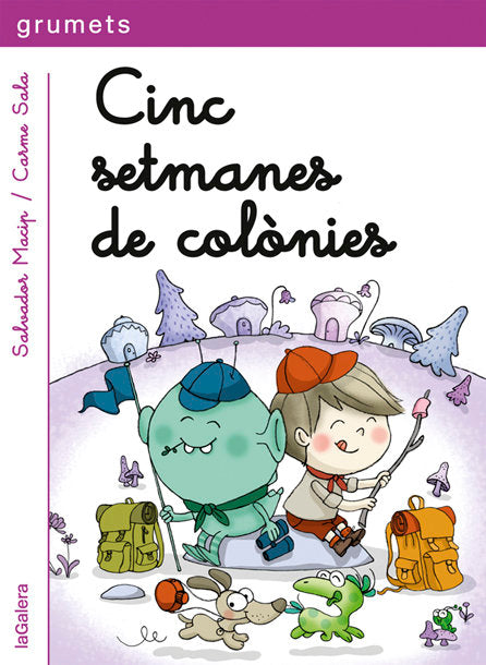 Cinc setmanes de colònies, de Macip, Salvador | portada del libro