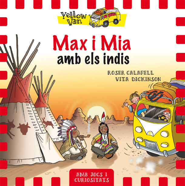 Yellow Van 10. Max i Mia amb els indis, de AA.VV. | portada del libro