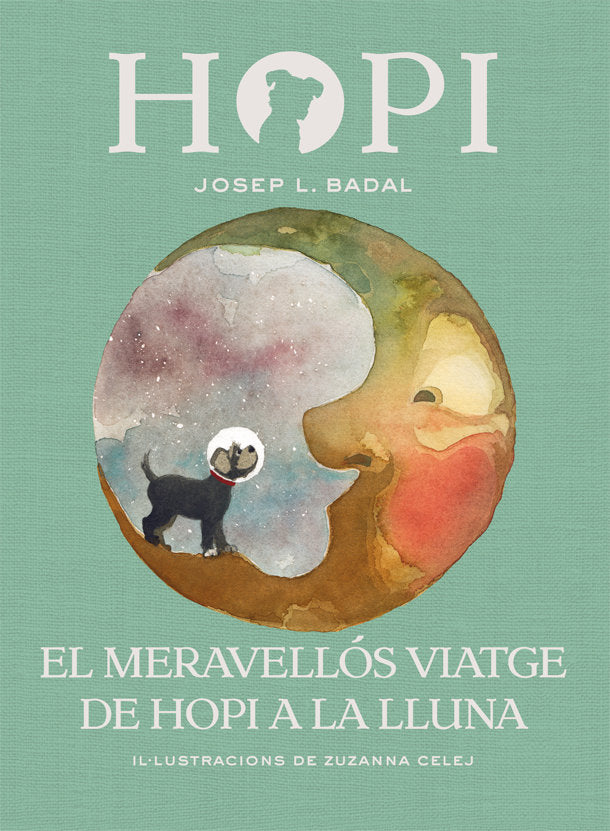 Hopi 10. El meravellós viatge de Hopi a la lluna, de Badal, Josep Lluís | portada del libro