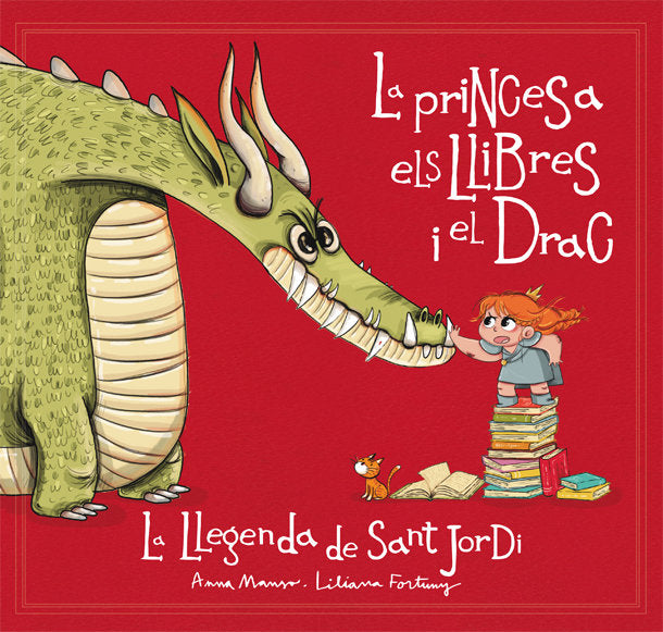 La princesa, els llibres i el drac, de Manso, Anna | portada del libro