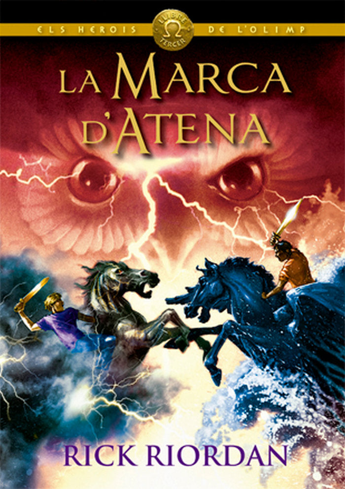 La marca d'Atena, de Riordan, Rick | portada del libro