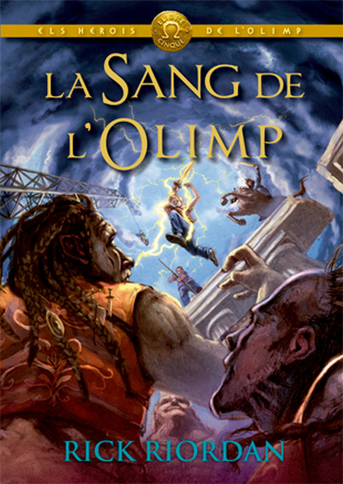 La sang de l'Olimp, de Riordan, Rick | portada del libro