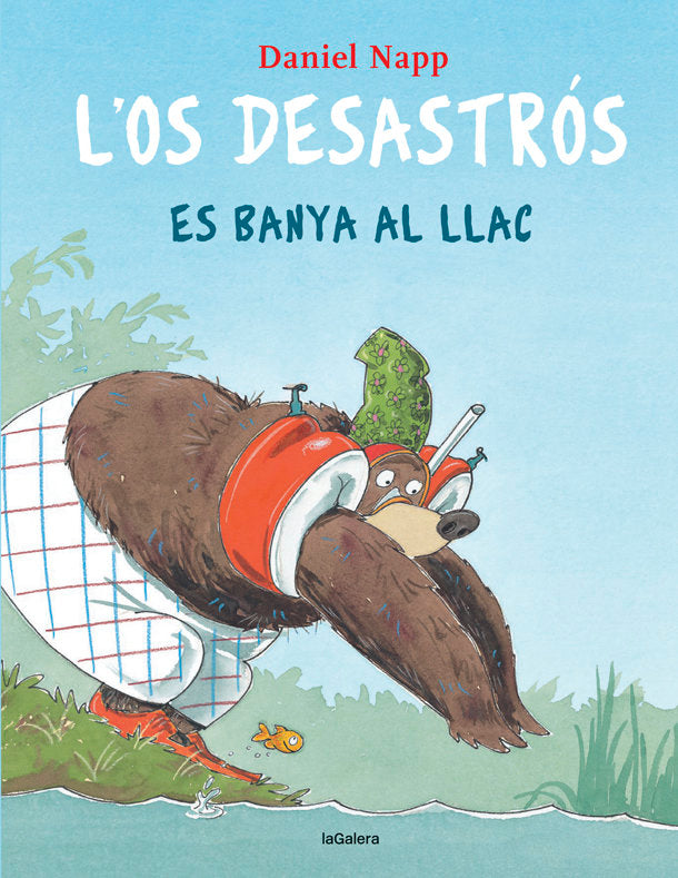 L'Os Desastrós es banya al llac, de Napp, Daniel | portada del libro