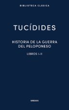 HISTORIA DE LA GUERRA DEL PELOPONESO I-II, de Tucídides | portada del libro