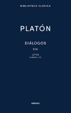 DIÁLOGOS VIII. LEYES (LIBROS I-VI), de Platón | portada del libro