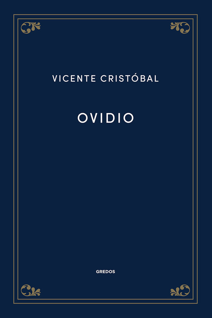 OVIDIO, de CRISTOBAL LOPEZ | portada del libro