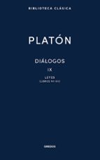 DIÁLOGOS IX. LEYES (LIBROS VII-XII), de Platón | portada del libro