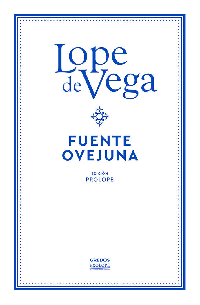 FUENTE OVEJUNA, de DE VEGA | portada del libro