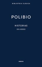 HISTORIAS XVI - XXXIX, de Polibio | portada del libro