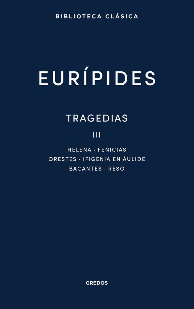 TRAGEDIAS III, de  | portada del libro