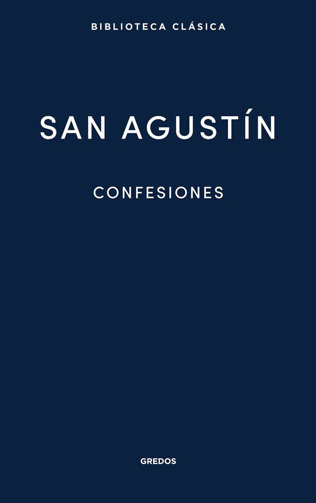 CONFESIONES, de SAN AGUSTIN | portada del libro