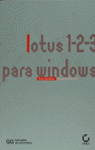 Lotus 1.2.3 para Windows, de HERGERT | portada del libro
