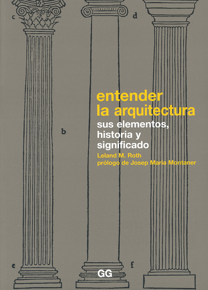 Entender la arquitectura, de Roth | portada del libro