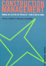 Construction management, de HARRIS, FRANK | portada del libro