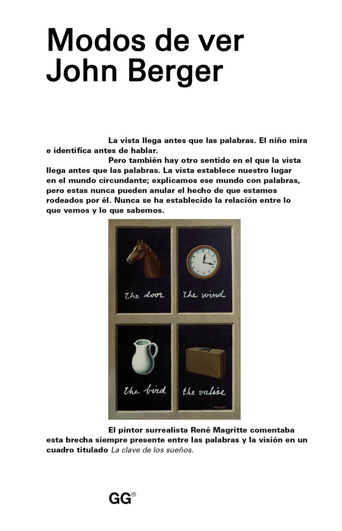 Modos de ver, de Berger, John | portada del libro