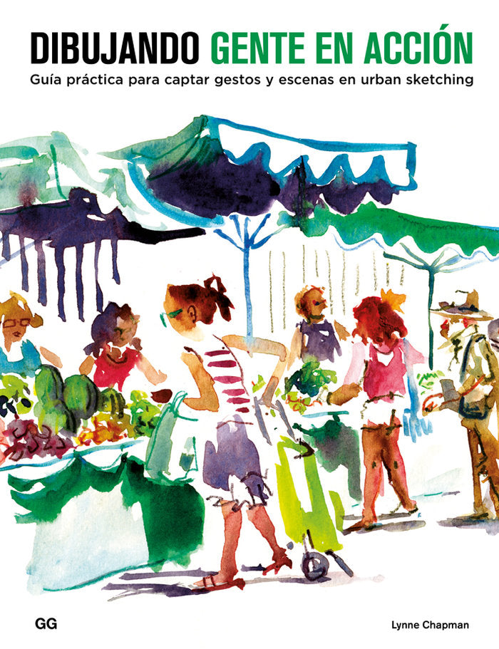 Dibujando gente en acción, de Chapman | portada del libro