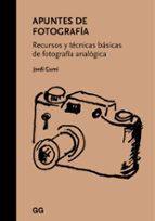 Apuntes de fotografía, de JORDI GUMI I CARDONA | portada del libro