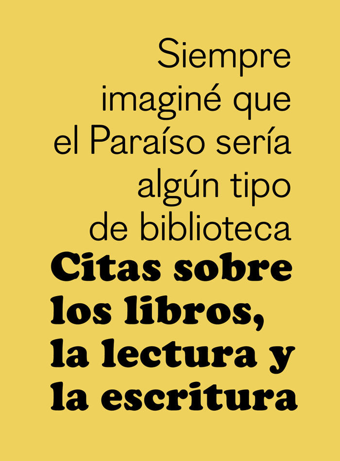Citas sobre los libros, la lectura y la escritura | portada del libro