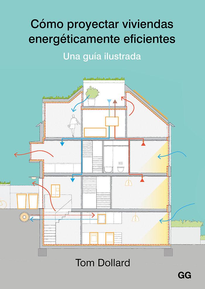 Cómo proyectar viviendas energéticamente eficientes, de Dollard, Tom | portada del libro