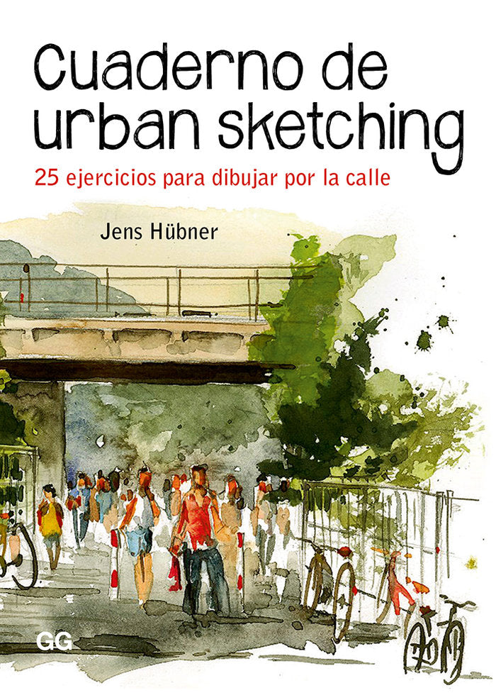 Cuaderno de urban sketching, de Hübner | portada del libro