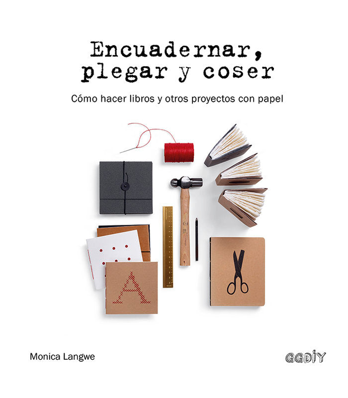 Encuadernar, plegar y coser, de Langwe | portada del libro