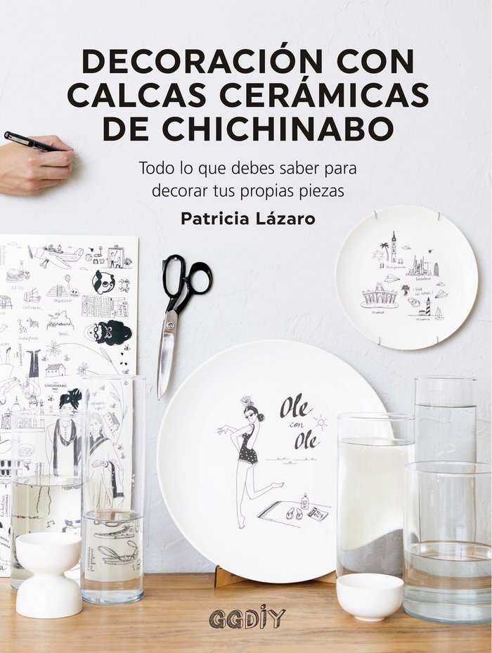 DECORACION CON CALCAS CERAMICAS DE CHICHINABO, de LAZARO BENGOA, PATRIIA | portada del libro