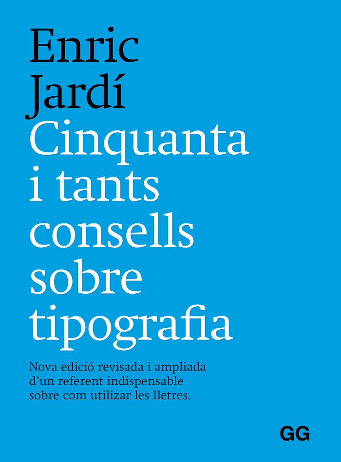 CINQUANTA Y TANTS CONSELLS SOBRE TIPOGRAFIA, de JARDI I SOLER, ENRIC | portada del libro
