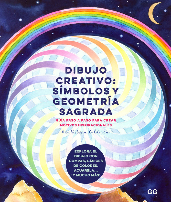 DIBUJO CREATIVO SIMBOLOS Y GEOMETRIA SAGRADA, de CALDERON, ANA VICTORIA | portada del libro