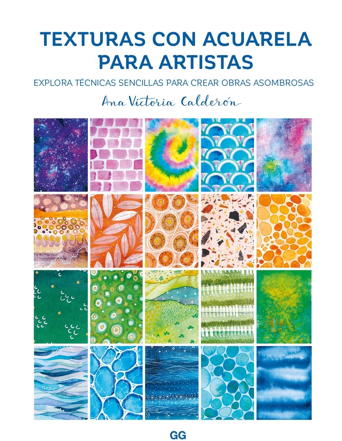TEXTURAS DE ACUARELA PARA ARTISTAS, de CALDERON, ANA VICTORIA | portada del libro