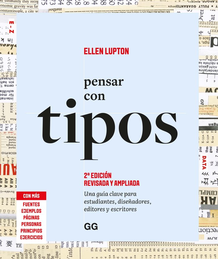 PENSAR CON TIPOS, de LUPTON, ELLEN | portada del libro
