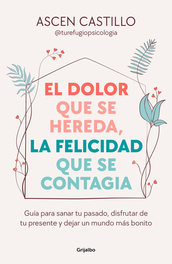 EL DOLOR QUE SE HEREDA LA FELICIDAD QUE SE CONTAGIA, de ASCEN CASTILLO | portada del libro