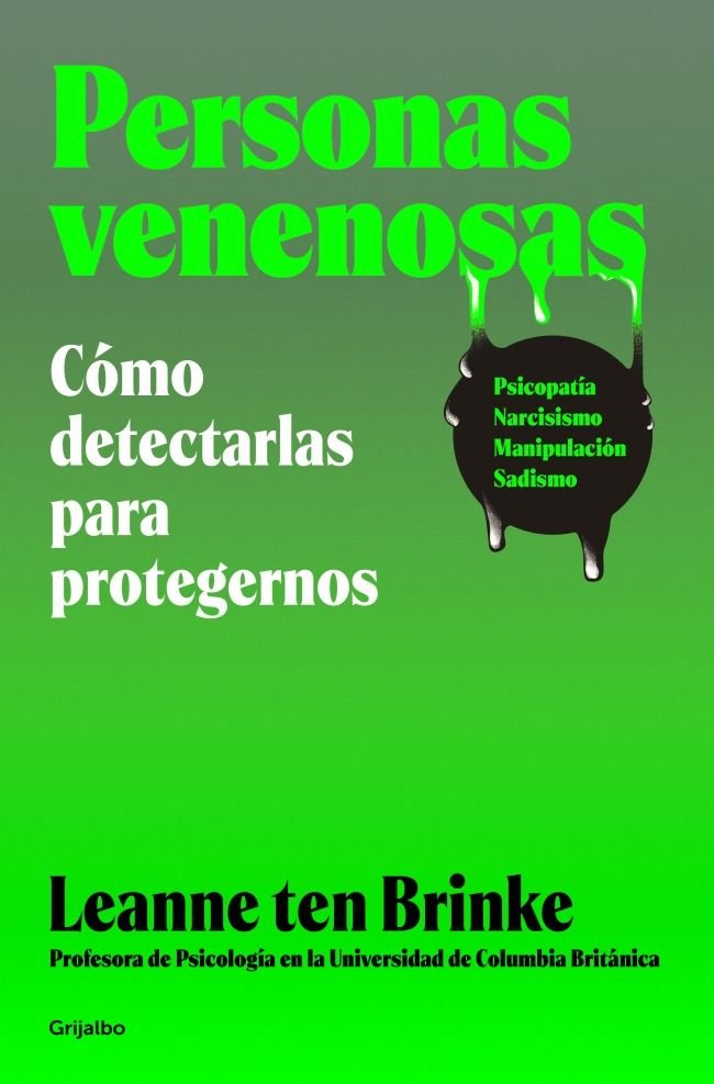 PERSONAS VENENOSAS, de TEN BRINKE, LEANNE | portada del libro