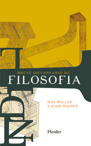 Breve diccionario de Filosofía, de Müller, Max | portada del libro