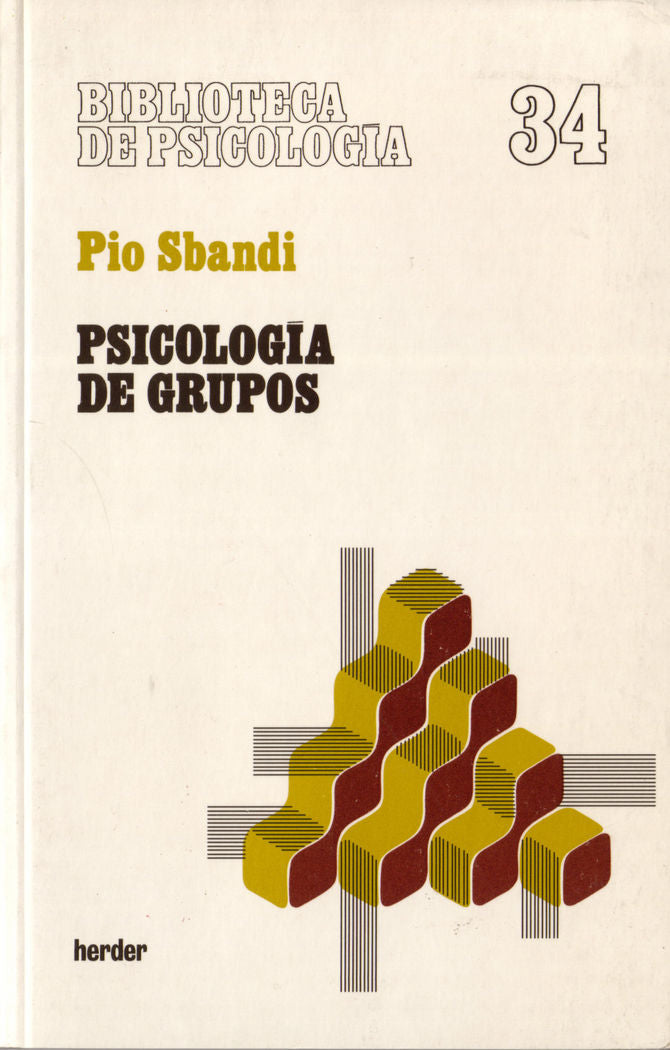 Psicología de grupos, de Sbandi, Pio | portada del libro