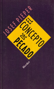 El concepto de pecado, de Pieper, Josef | portada del libro
