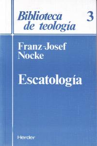 Escatología, de Nocke, Franz-Josef | portada del libro
