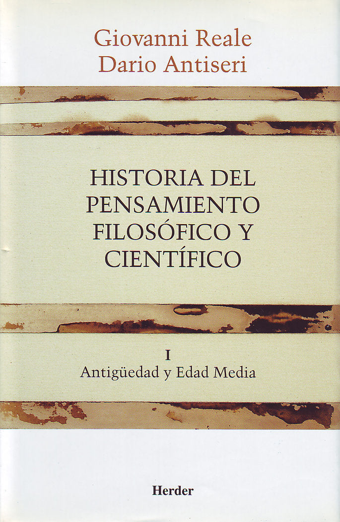 Historia del pensamiento filosófico y científico I, de Reale, Giovanni | portada del libro