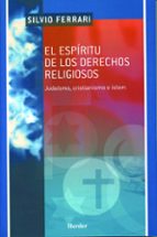 EL ESPIRITU DE LOS DERECHOS RELIGIOSOS, de Silvio Ferrari | portada del libro
