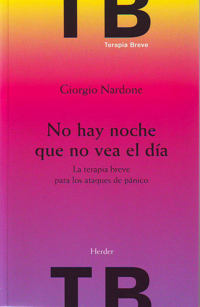 No hay noche que no vea el día, de Nardone, Giorgio | portada del libro